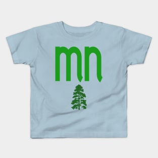 Minimal Minnesota Kids T-Shirt